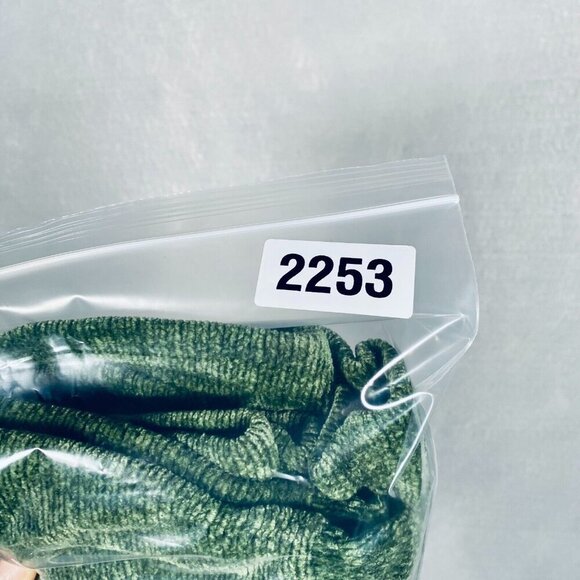 Vintage Ani Barrie Sweater Womens M Green Button Up Cardigan Fuzzy - Picture 12 of 12